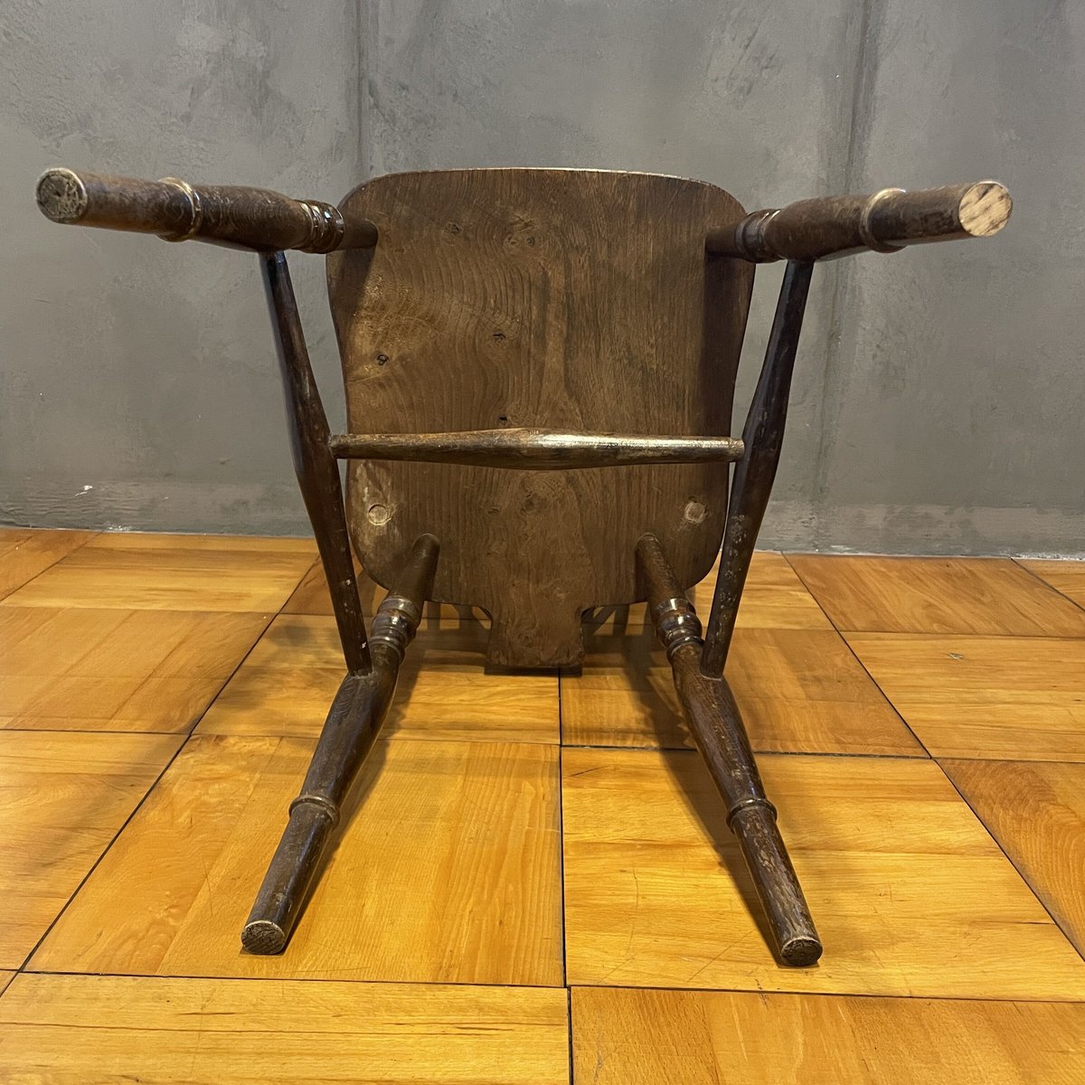 古い椅子 イギリス製 ウィンザーチェア 木製 イス 古道具 アンティーク