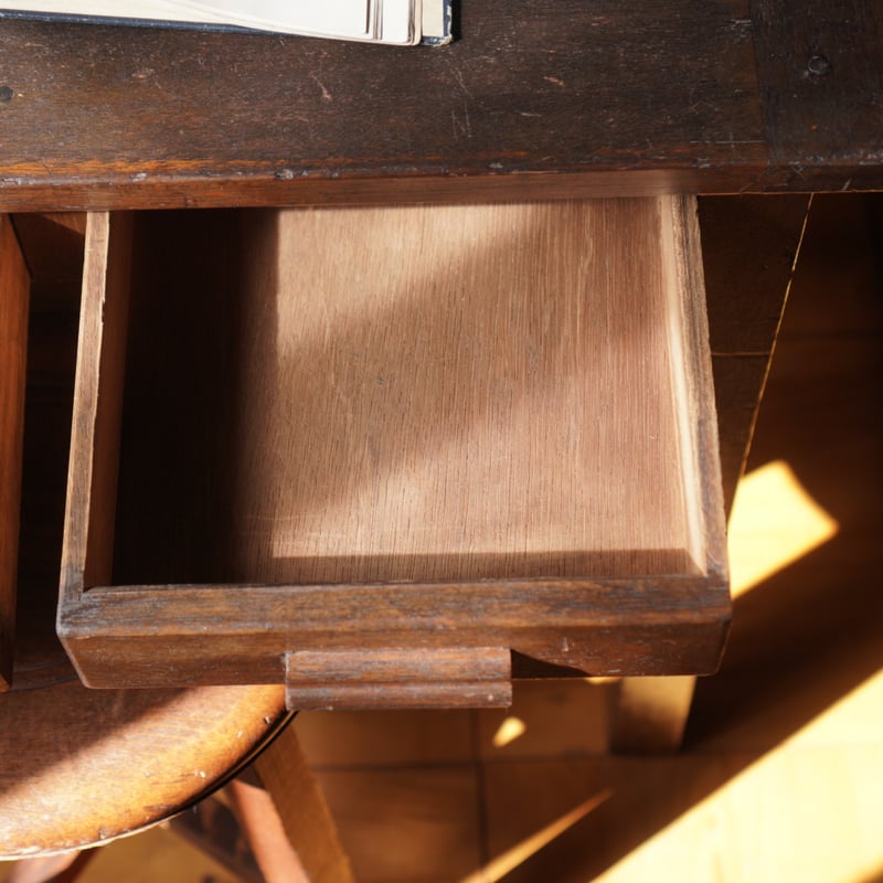 小ぶりなデスク 木製 書斎机 勉強机 テーブル 伸縮 サイド