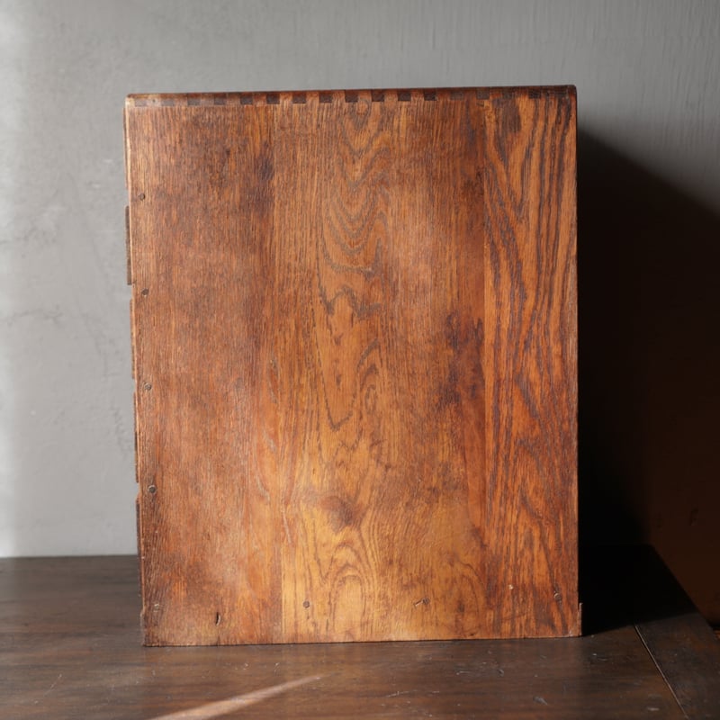 5杯小引出し 木製 小抽斗 引出し 収納棚 昭和初期 収納 古道具