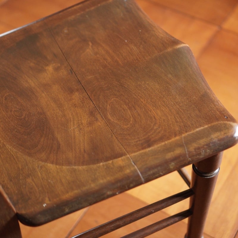 古い椅子 木製 ラダーバックチェア ダイニングチェア 古家具 古道具