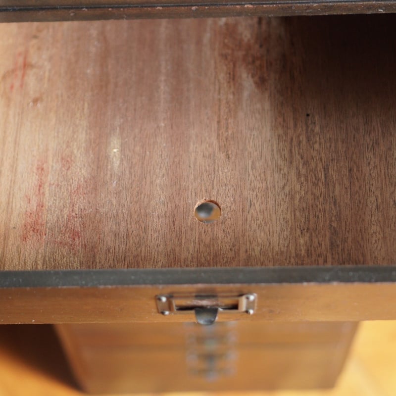 古い引出し棚 木製 引出し 収納 収納棚 昭和初期 古道具 古家具