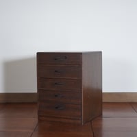 小引き出し　シャッター付き 木製 小引き出し 4杯 ヴィンテージ 古道具 4杯小引き出し 小抽斗 木製 収納 家具 古道具 古家具