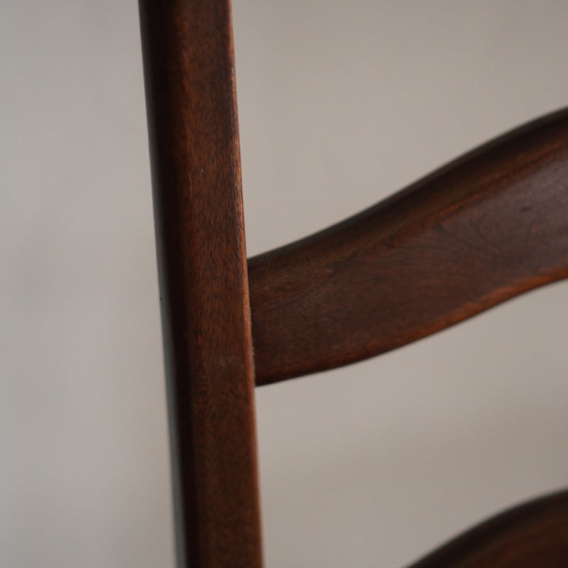 古い椅子 木製 ラダーバックチェア ダイニングチェア 古家具 古道具