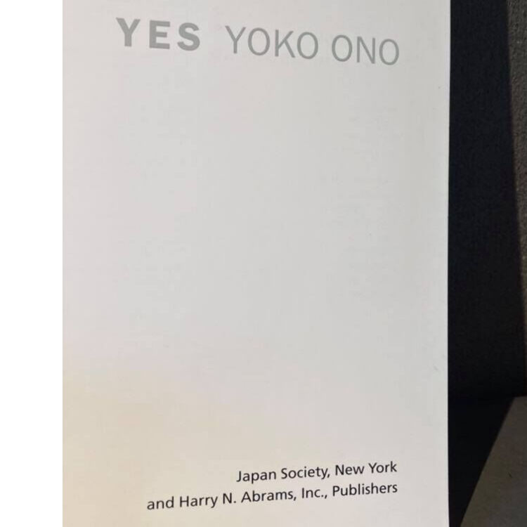 Yes / YOKO ONO ] 英語版・アーティスト直筆サイン入り with soun