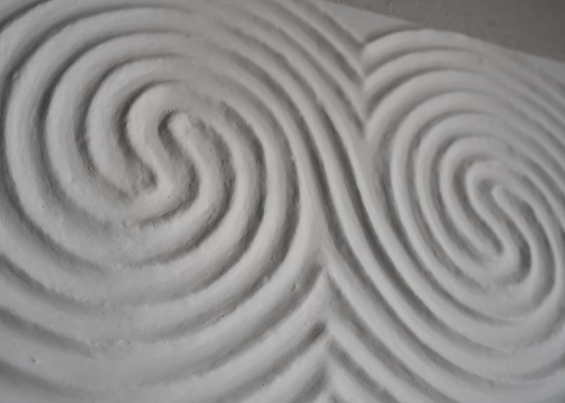 KEHAI - つづく / 20cmx 30cm | imigongo anywhere /