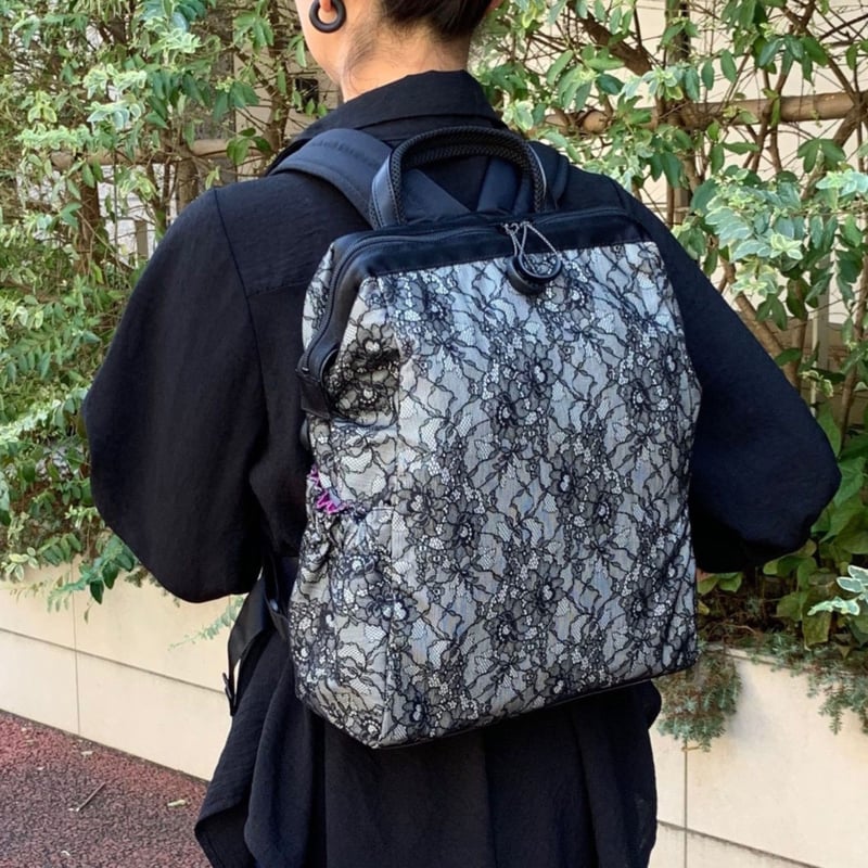 身体にやさしいリュックサック ブラックレース | cu2