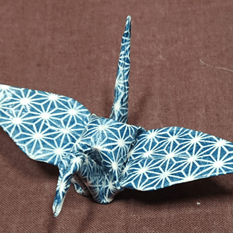折り紙陶芸 鶴 Origami Ceramic Art Crane Mサイズ | SASE