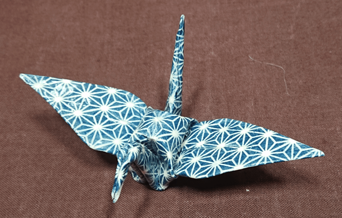 折り紙陶芸 鶴 Origami Ceramic Art Crane Mサイズ | SASE
