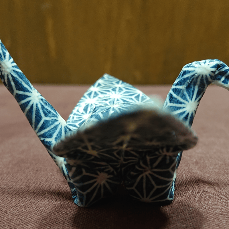 折り紙陶芸 鶴 Origami Ceramic Art Crane Mサイズ | SASE