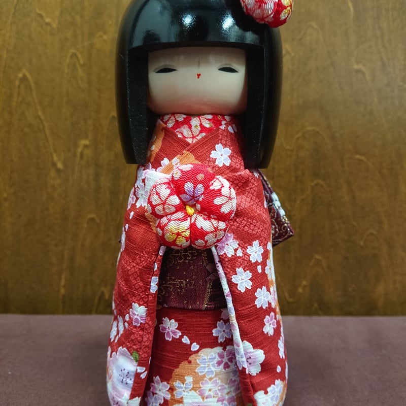 京美人こけし Kyoto Beauty Kokeshi doll L サイズ 赤 | SA