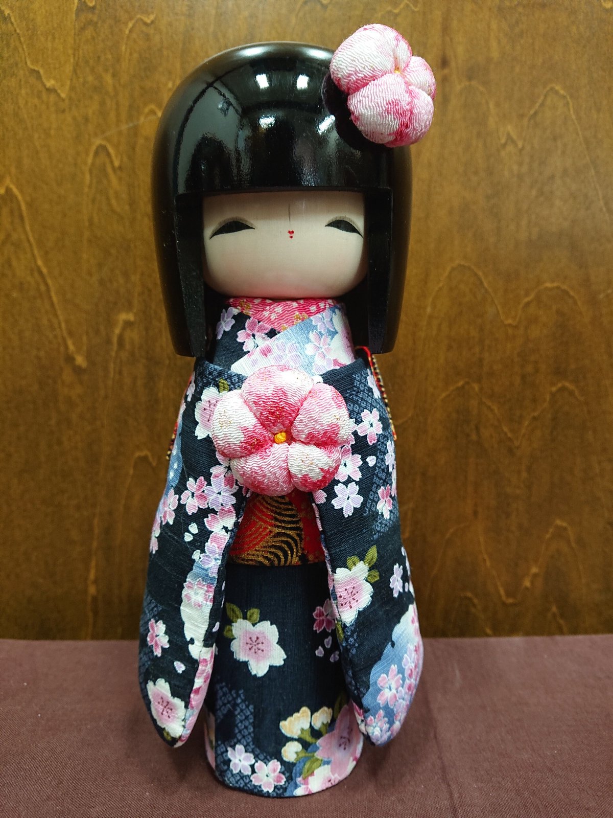 伝統　こけし　人形　 Kokeshi doll 京美人こけし Kyoto Beauty Kokeshi doll L サイズ 紫 | SA
