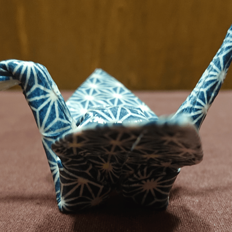 折り紙陶芸 鶴 Origami Ceramic Art Crane Mサイズ | SASE
