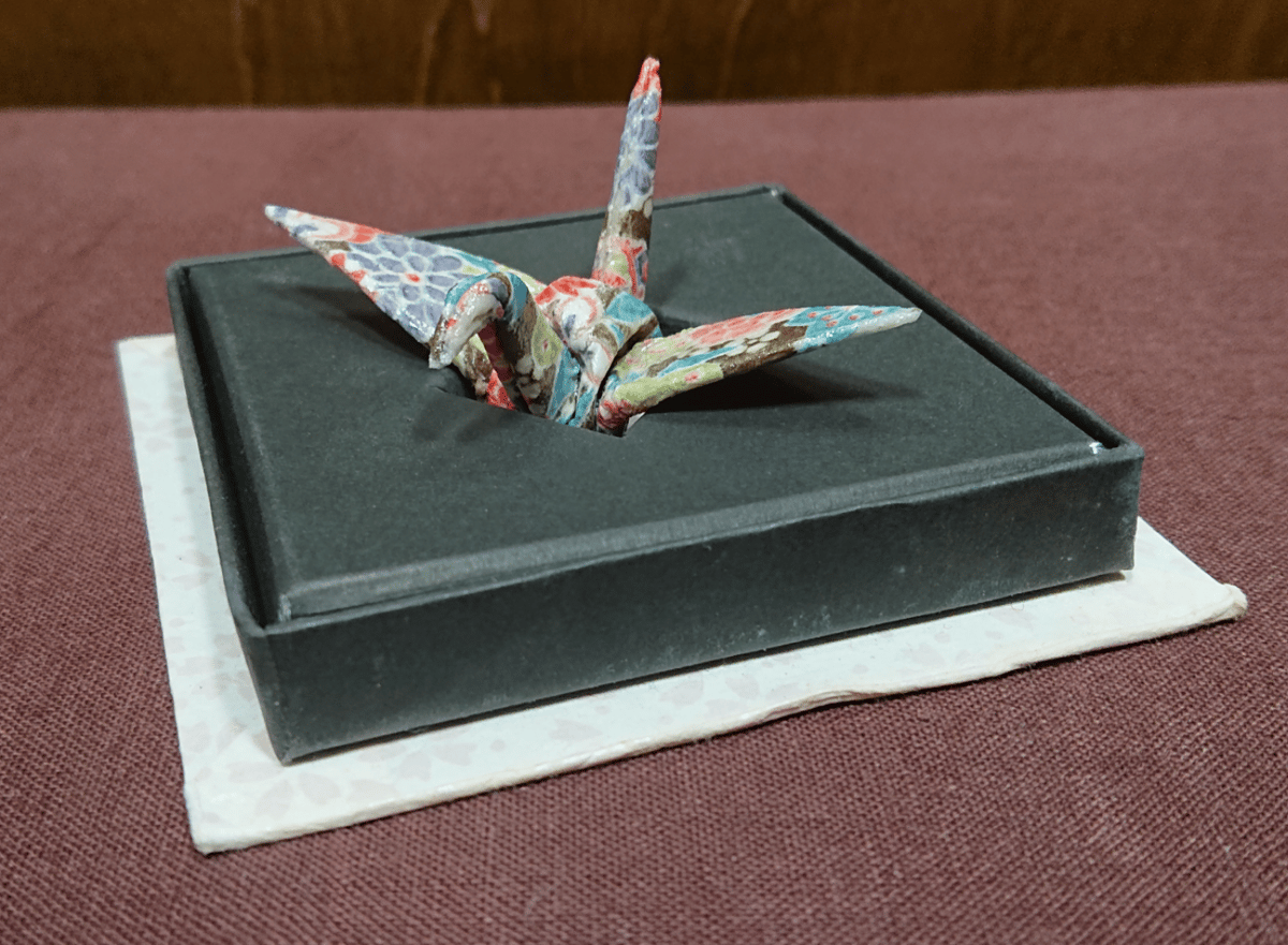 折り紙陶芸 鶴 Origami Ceramic Art Crane Sサイズ | SASE