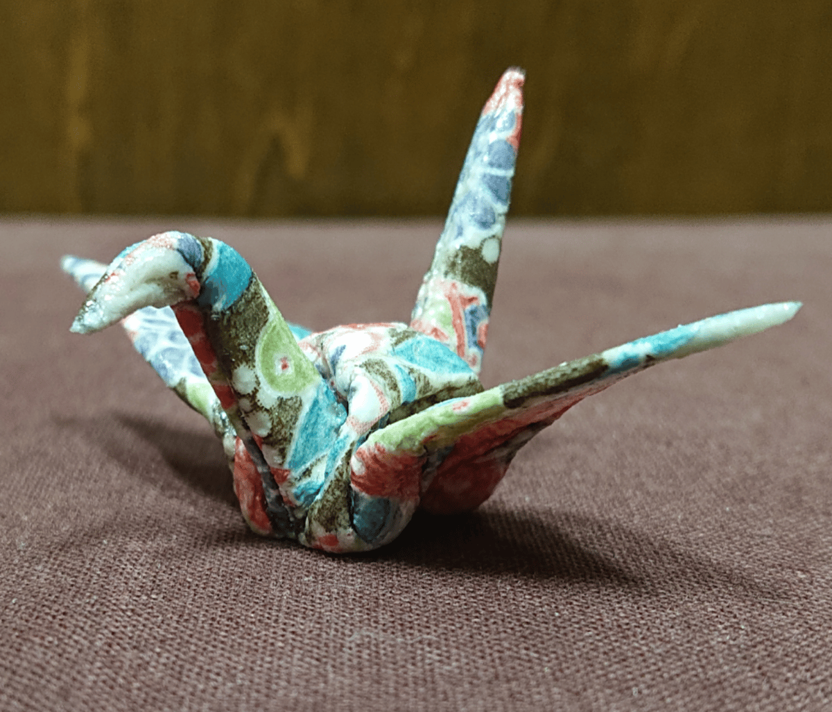 折り紙陶芸 鶴 Origami Ceramic Art Crane Sサイズ | SASE