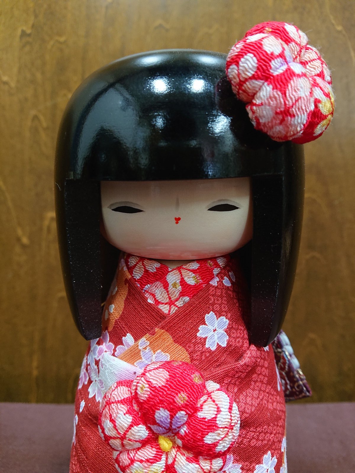 京美人こけし Kyoto Beauty Kokeshi doll L サイズ 赤 | SA