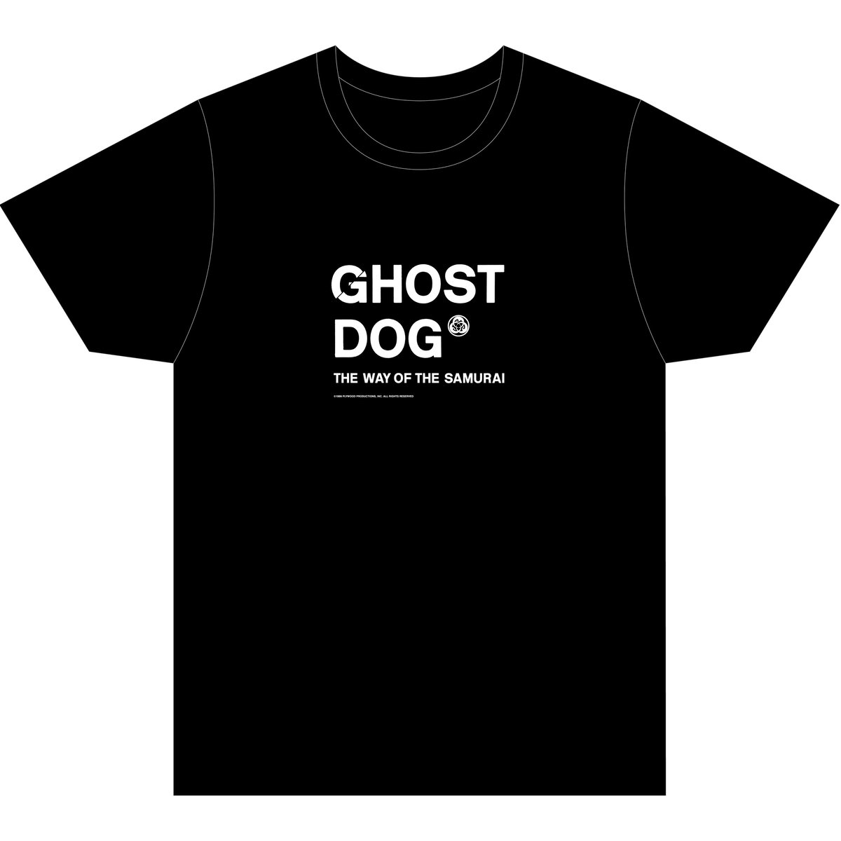 ゴースト・ドッグ」ロゴTシャツ（W/B）/ JJレトロスペクティブ2021