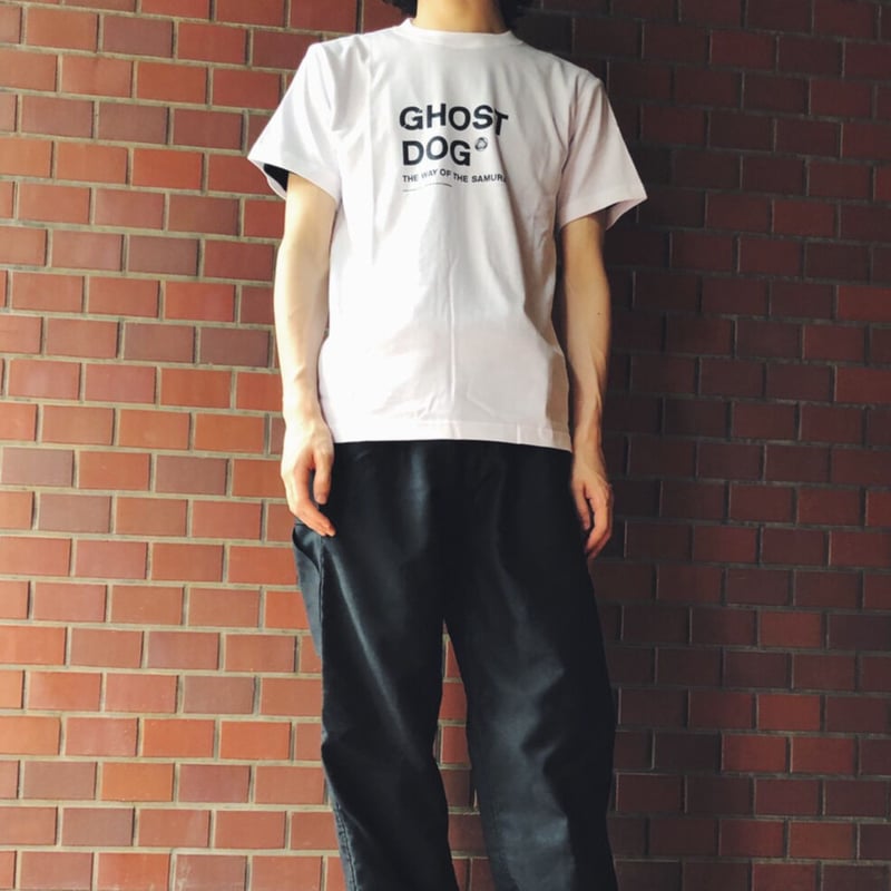 ゴースト・ドッグ」ロゴTシャツ（W/B）/ JJレトロスペクティブ2021
