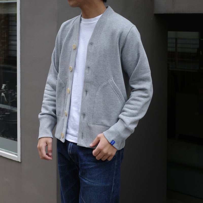 LOOPWHEELER グレー カーディガン Sサイズ EDIFICE｜【LOOPWHEELER for LOWERCASE】ライトツリウラケ ZIP