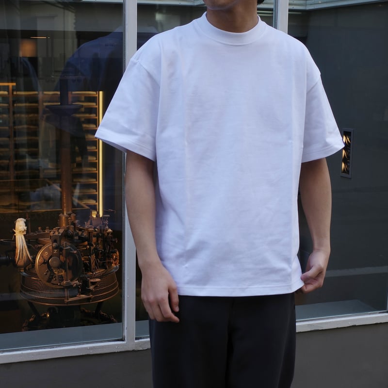 LW326 ミドルウェイト吊り天竺リラックスフィットTシャツ ホワイト 