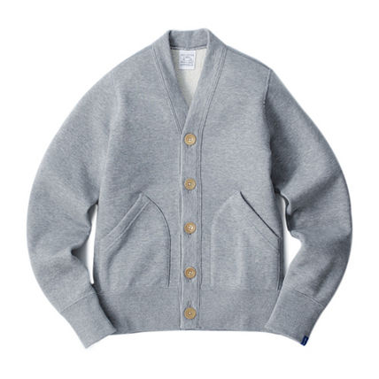 LOOPWHEELER LW180 スウェットカーディガンSグレーメランジ