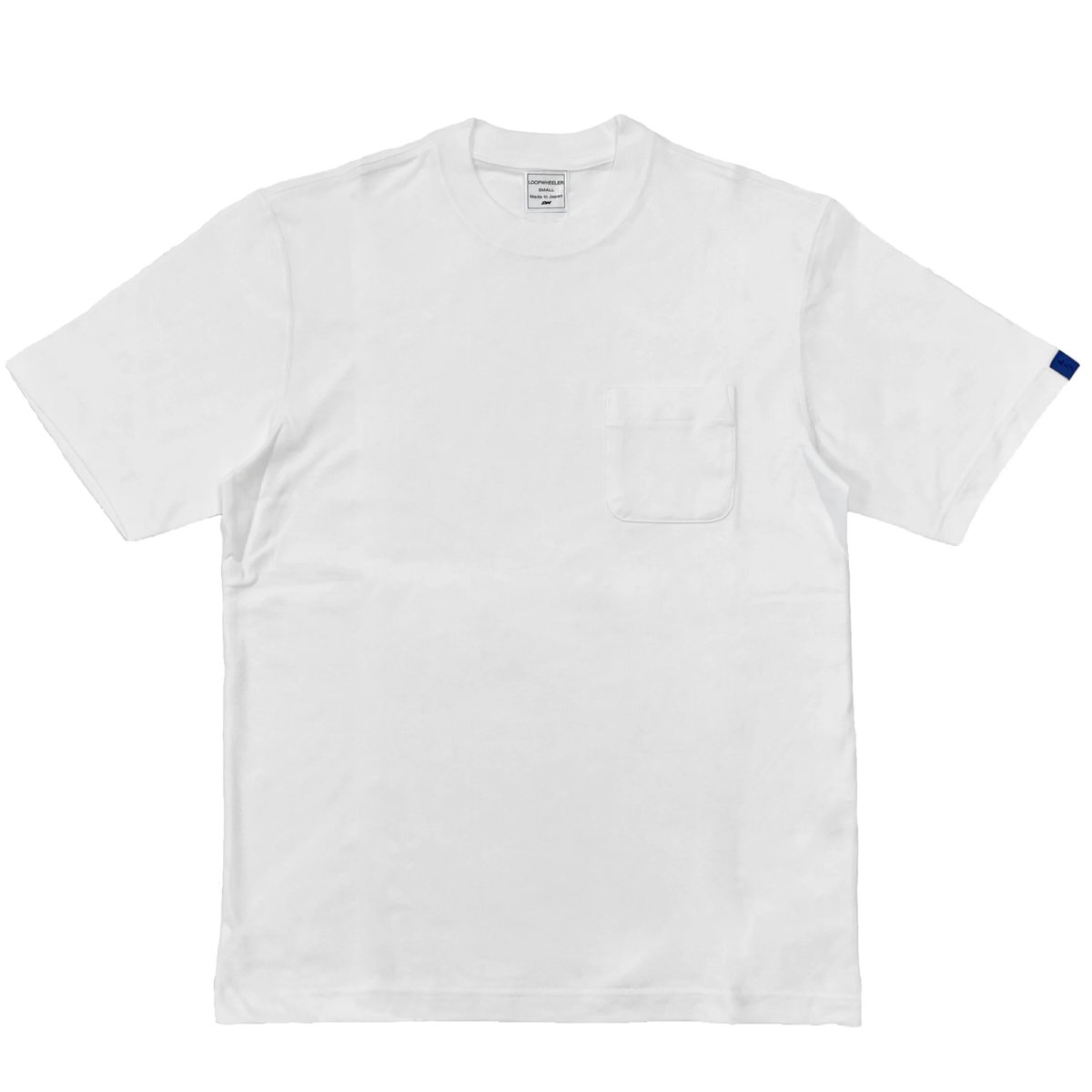 LW56 ミドルウェイト吊り天竺 無地クルーネックポケットTシャツ 