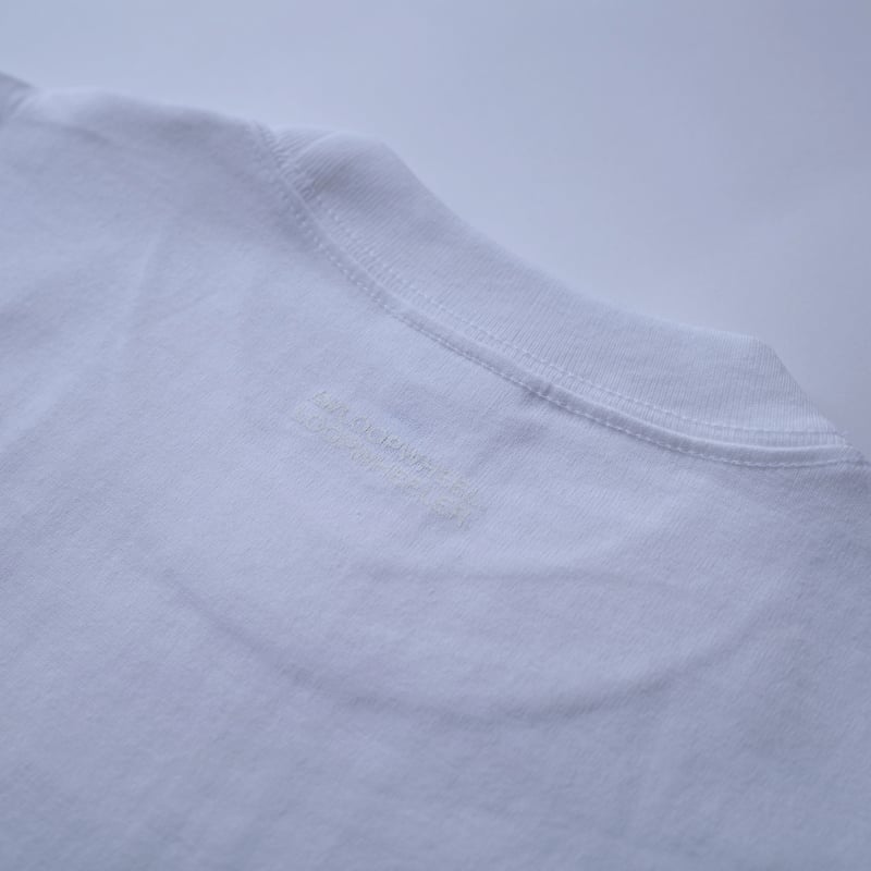 LW56 ミドルウェイト吊り天竺 無地クルーネックポケットTシャツ 