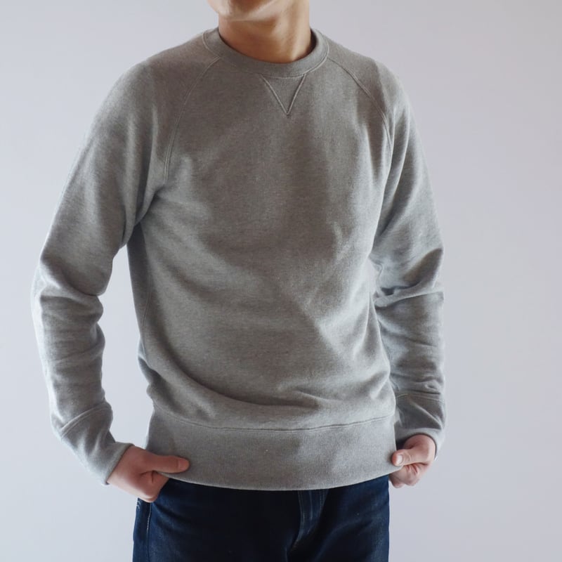 ループウィラー LW250吊り編みクルースウェット レビュー】ループ