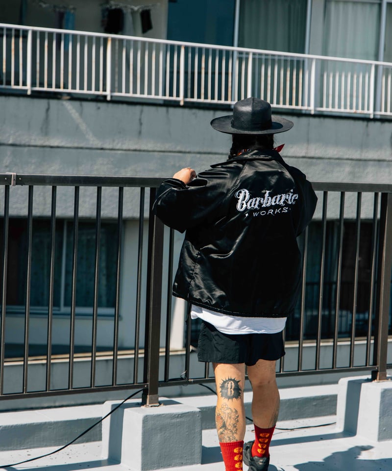 COACH JKT (Black) Barbaric WORKS×CAPTAINS HELM