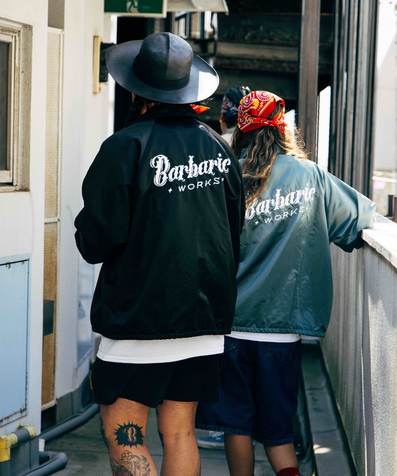 メンズウェア Captains Helm GENTLEMAN COACH JACKET COACH JKT (Black) Barbaric WORKS×CAPTAINS HELM