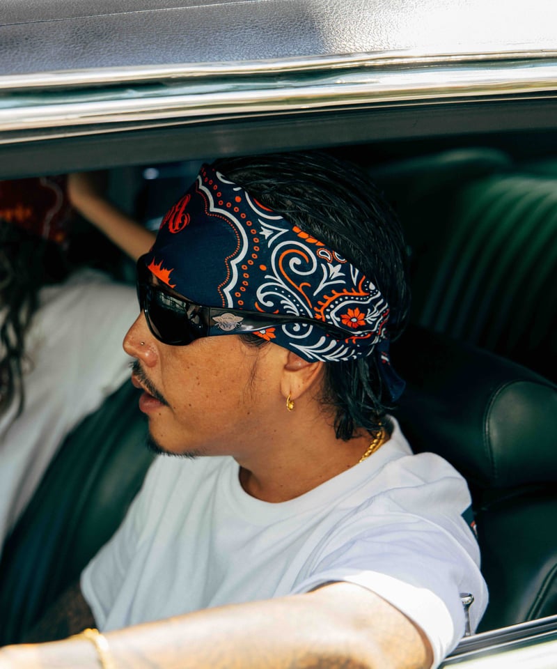 VAKT. Bandana NAVY バンダナ スカーフ 超撥水加工 VAKT. Bandana NAVY バンダナ スカーフ 超撥水加工 NAVYROOTS