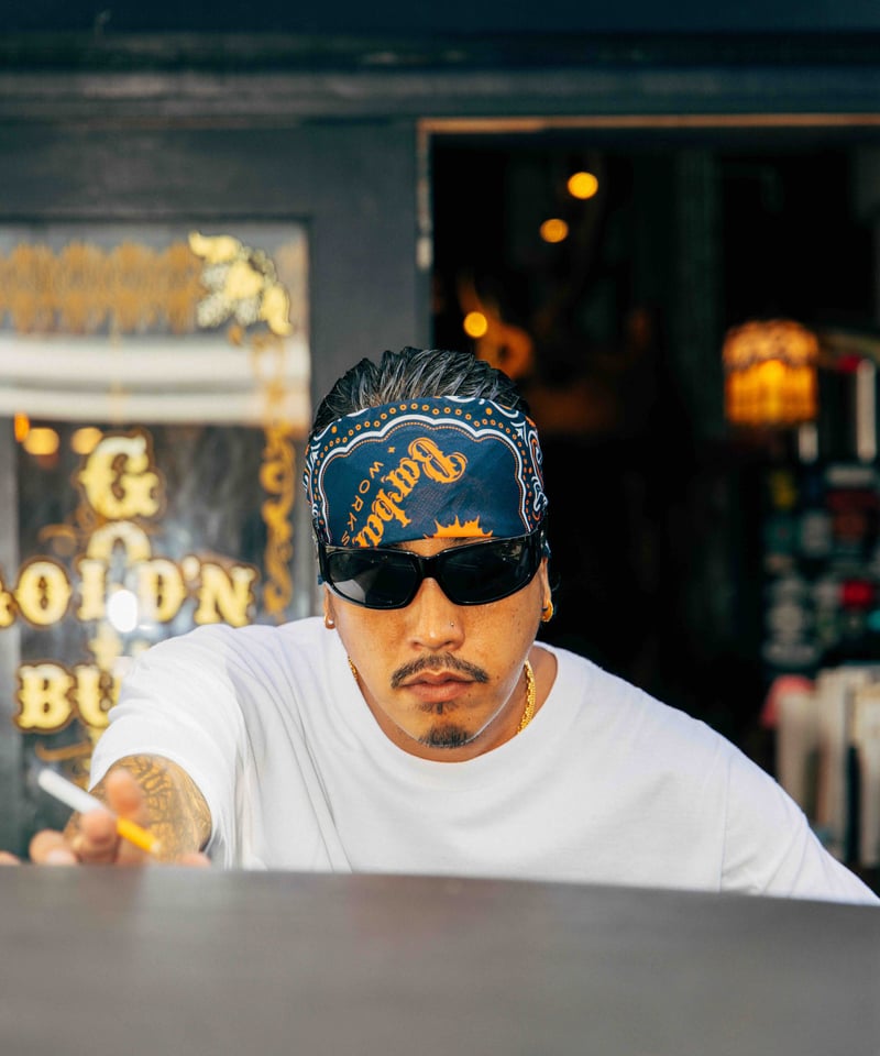 VAKT. Bandana NAVY バンダナ スカーフ 超撥水加工 VAKT. Bandana NAVY バンダナ スカーフ 超撥水加工 NAVYROOTS