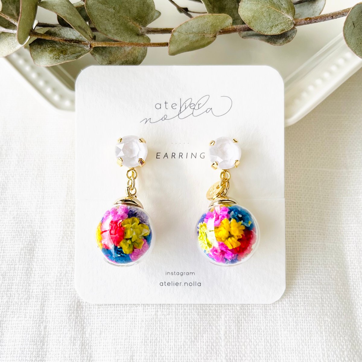 Feelingシリーズ」クリスタルピアス／イヤリング | atelier nolla