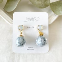 「糸紡ぎ」クリスタルピアス／イヤリング