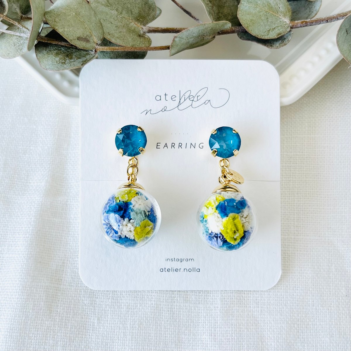 Feelingシリーズ」クリスタルピアス／イヤリング | atelier nolla