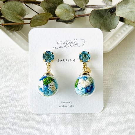 クリスタルピアス／イヤリング