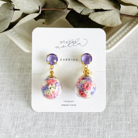 クリスタルピアス／イヤリング