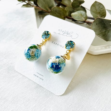 クリスタルピアス／イヤリング