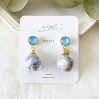 「糸紡ぎ」クリスタルピアス／イヤリング