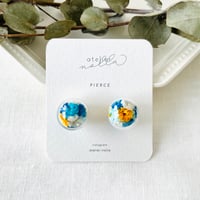 16mmガラスドーム・一粒ピアス