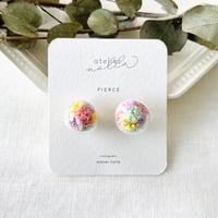16mmガラスドーム・一粒ピアス