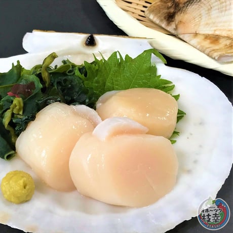 枝幸ほたて貝柱【玉冷(生食可)】1kg/3S