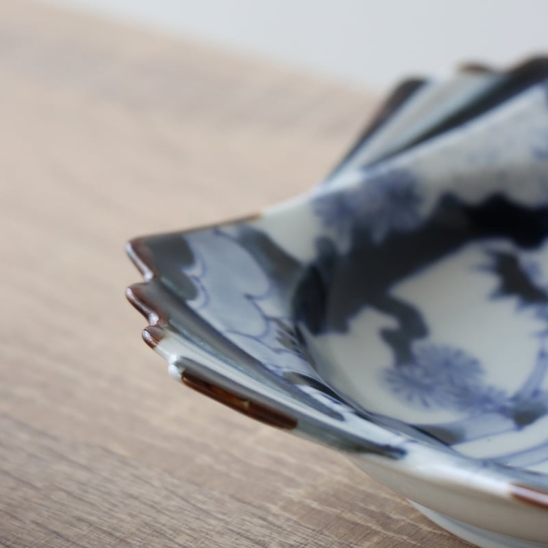 染付紙敷皿小 流水/松竹梅/唐草結び | 和食器通販 有田焼 山忠