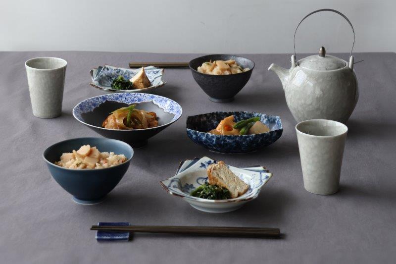 八角形ボウル 4個セット 中国瓷器 八角形ボウル 4個セット 中国瓷器 食卓のアクセントになるシンプル