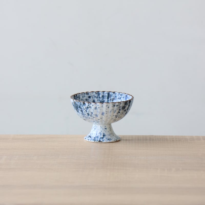 コンポ―ト 青白磁 / 吹墨 | 和食器通販 有田焼 山忠｜おしゃれでモダン