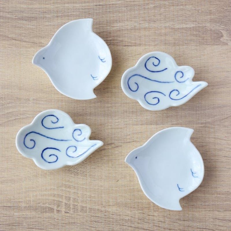 千鳥豆皿 | 和食器通販 有田焼 山忠｜おしゃれでモダンな和食器を全国配送