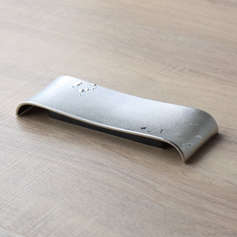 石肌プラチナドット伏渕長皿 19cm | 和食器通販 有田焼 山忠｜おしゃれ