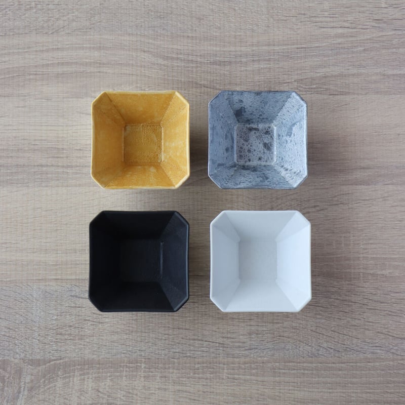 泡化粧 スクエア小鉢 | 和食器通販 有田焼 山忠｜おしゃれでモダンな和