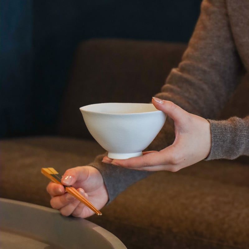 有田焼 スノー茶碗 | 和食器通販 有田焼 山忠｜おしゃれでモダンな和