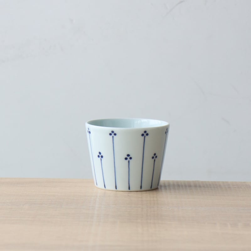 そば猪口 小花十草 赤/青 | 和食器通販 有田焼 山忠｜おしゃれでモダン