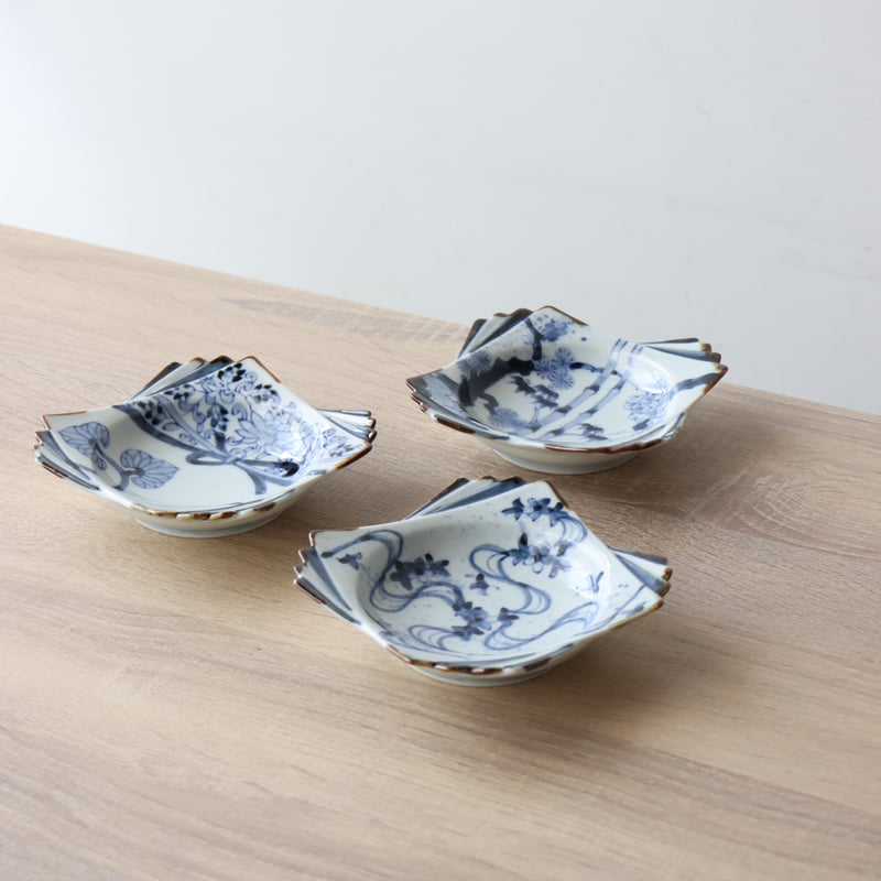 割引❗️【美品】「母」 九谷焼 松竹梅 楼閣飛鶴 小皿 10客 （1206C） 松竹梅鶴絵 銘々皿｜有田焼なら賞美堂本店オンラインショップ
